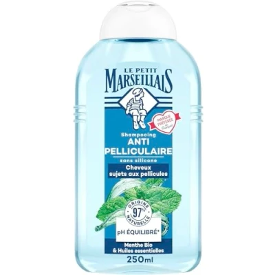 Afbeelding van Le Petit Marseillais 2in1 Anti Dandruff Shampoo Biologische Munt en Etherische Oliën 250 ml