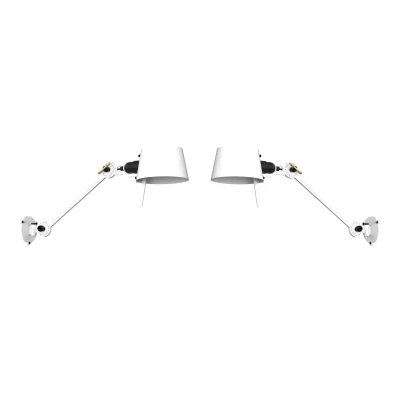 Afbeelding van Tonone Bolt Bed Sidefit wandlamp install set van 2 Pure White