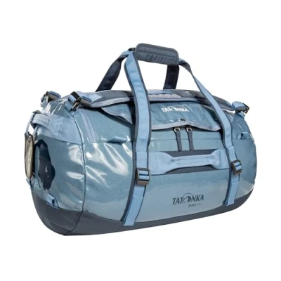 Afbeelding van Tatonka Barrel 45L waterdichte reistas met rugzakfunctie, grote opening, gevoerde bodem en afsluitbare ritssluiting, Elemental Blue, 45 Liter, Robuuste opbergbare rugzak schouderbanden