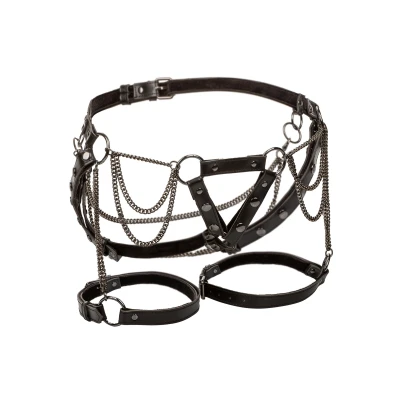 Afbeelding van CalExotics Euphoria Collection Thigh Harness With Chains Zwart