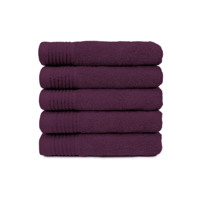 Afbeelding van 5 x The One Towelling handdoek 70x140 Plum