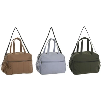 Afbeelding van Handtas Dames Home ESPRIT Groen Beige Lila 42 x 19 30 cm (3 Stuks)