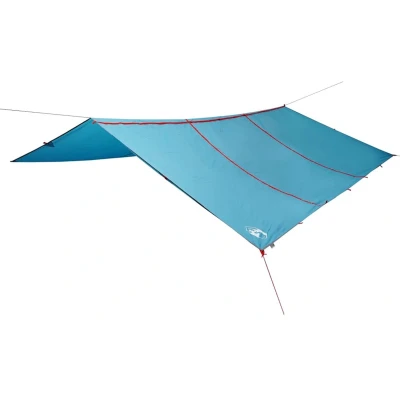 Afbeelding van vidaXL Kampeerluifel waterdicht 420x440 cm blauw