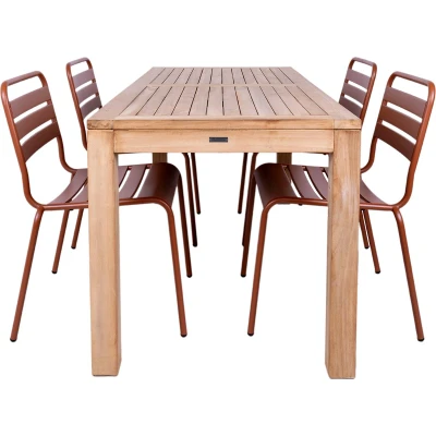 Afbeelding van MaximaVida tuinset Java 150 cm roestbruin