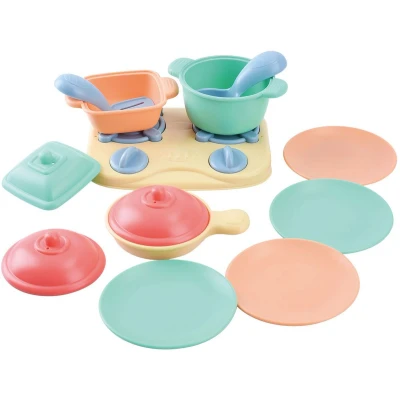 Afbeelding van Play Tafelblad Kookfornuis met Accessoires Speelset, 13dlg.