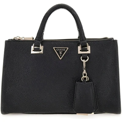Afbeelding van Guess Cresidia Status Satchel Handtas, Dames, Maat: One Size, Black