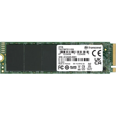 Afbeelding van Transcend 115S M.2 2000 GB PCI Express 3.0 3D NAND NVMe