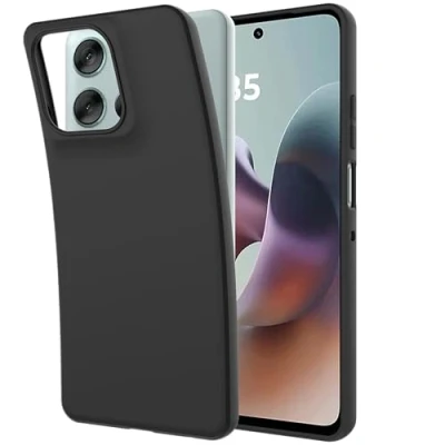 Afbeelding van Cazy Hoesje geschikt voor Motorola Moto G56 Siliconen Flexibele Case Zwart