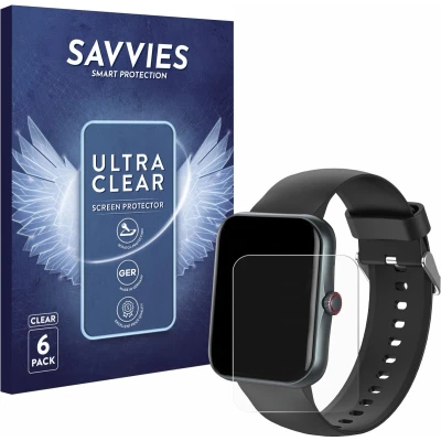 Afbeelding van Savvies Screenprotector voor Pthtechus S80K Folie Beschermfolie transparant (6 Stuks)
