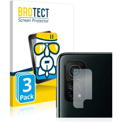 Afbeelding van BROTECT AirGlass kogelwerende glasfolie (3 Stuk, Xiaomi Mi 10T Pro 5G), Smartphone beschermfolie, Transparant