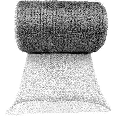 Afbeelding van Draadgaas Van Roestvrij Staal 15,2 Cm X 6 M Fijnmazig Knaagdierbestendige Draadmetaal Gaas Metalen Gaasplaat Voor Bescherming Knaagdieren, Gatvuller, Zaailingen En Zaden