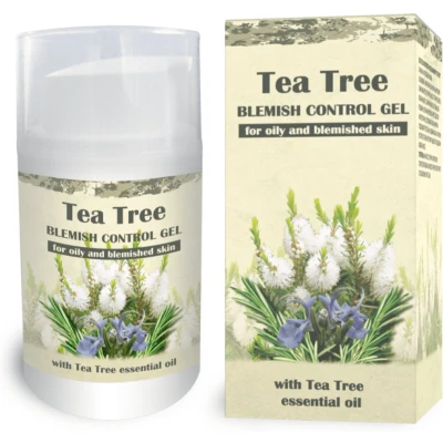 Afbeelding van Refan natuurlijke Tea tree gezicht gel ontstekingsremmend acne vette huid effectief tegen puisten 50ml
