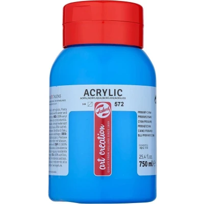 Afbeelding van Talens Art Creation Acrylverf Flacon Van 750 Ml, Primaircyaan