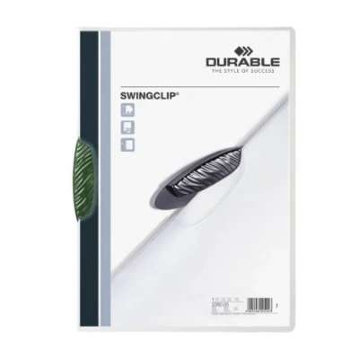 Afbeelding van 25x Durable Klemmap 2260 swingclip groen