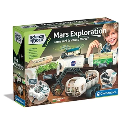 Afbeelding van Clementoni Lab NASA Mars Exploration, ruimtebasis, experimenteerset, wetenschapsspel, 8 jaar, handleiding in het Italiaans, Made Italy, meerkleurig, 19243