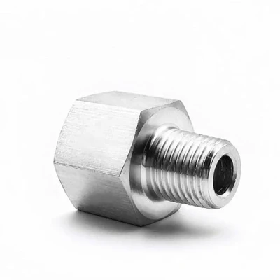Afbeelding van ZSjing M10/14/20 1/8&quot; 1/4&quot; 3/8&quot; 1/2&quot; BSPNPT Vrouwelijk Mannelijk Roestvrijstalen Reducer Bus Pijpfitting Connector Koppeling Hogedrukmeter