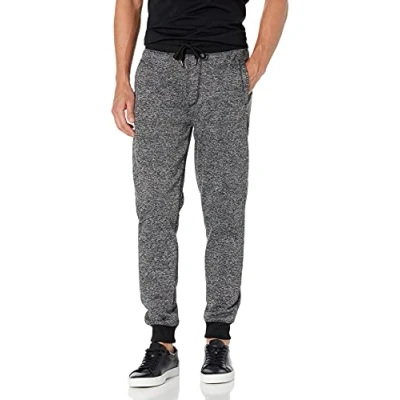 Afbeelding van Southpole Heren joggingbroek basic fleece Marled trainingsbroek, Zwart gemarmerd, S