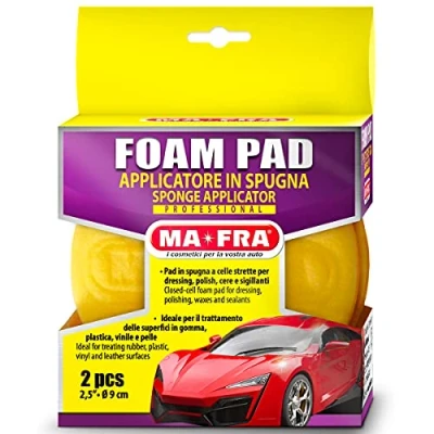 Afbeelding van MaFra Foam Applicator 2 stuks Ultra Zacht Handig voor het aanbrengen van wax of sealants