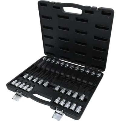 Afbeelding van KS Tools 911.4550 EVOLUTION Series 1/2 inch bit dopsleutelset voor Torx® schroeven, 32 delig