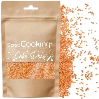 Afbeelding van Scrap Cooking 7411 decocontainer voor snoep, goudkleurig, 80 g
