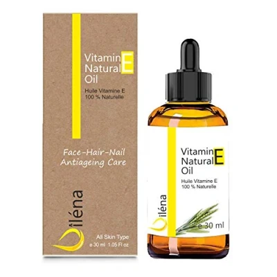 Afbeelding van Vitamine E olie (tocoferol) 100% natuurlijk Veganistisch, Gezichtsverzorging tegen veroudering, Waterproof make up remover, Lichaam en haar, Nagels nagelriemen, Herstellende vochtinbrengende crème voor handen (30 ml)