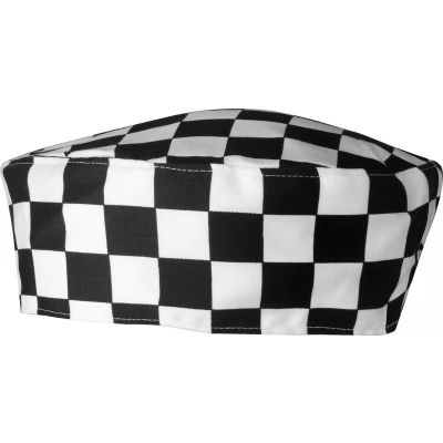 Afbeelding van Premier Chefs Skull Cap PR653 Black / White