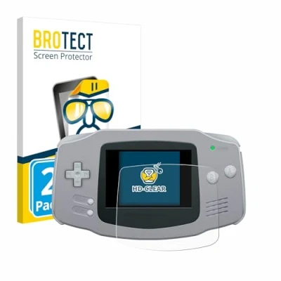 Afbeelding van BROTECT (2 Stuks) Schermbeschermer voor Nintendo Gameboy Advance GBA Screen Protector Transparant