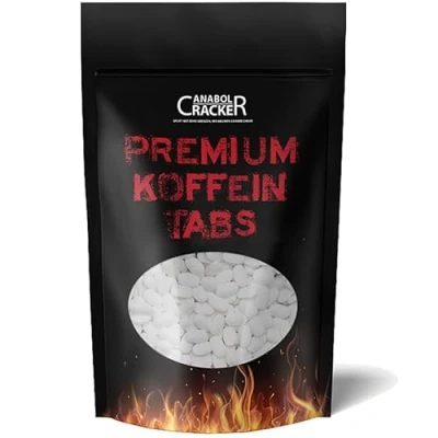 Afbeelding van 550 tabletten premium cafeïne tablets, cafeïne/cafeïne, 200 mg hoge dosis, caffine energy, veganistisch, zonder gelantine