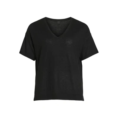 Afbeelding van VILA KURZÄRMELIGES Tshirt basic, Dames, Maat: XS, Black