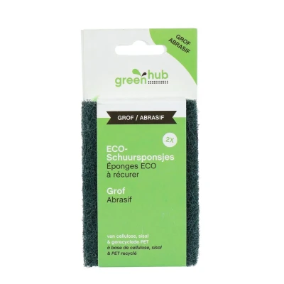 Afbeelding van Greenhub Schuursponsjes grof eco 2 stuks