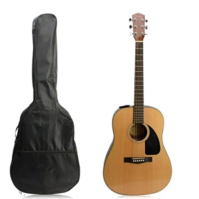 Afbeelding van Gitaar Tas, 41 Inch Waterdicht Nylon Akoestische Gig Bag Zachte Hoes Zwart