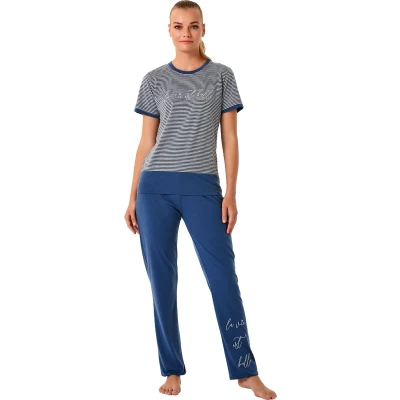 Afbeelding van Feyza Dames Pyjama Set, Korte Mouwen M