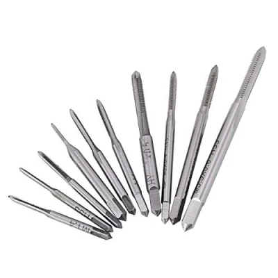 Afbeelding van schroefdraadboor M1 M3,5, 10 stuks op M3,5 met rechte groeven voor draadsnijset, M1/M1,2/M1,4/M1,6/M1,7/M1,8/M2/M2,5/M3/M3,5