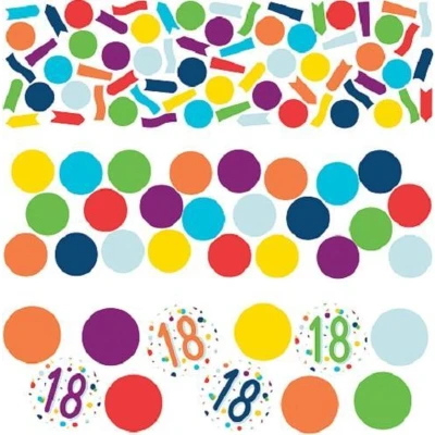 Afbeelding van Amscan Confetti 18 Birthday 34 Gram Papier