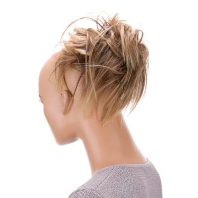 Afbeelding van CAISHA XXL Haarstukje Haarwokkel Bruids Kapsel Opgestoken Volumineus Golvend Knoet Bruin Blond Mix G18F