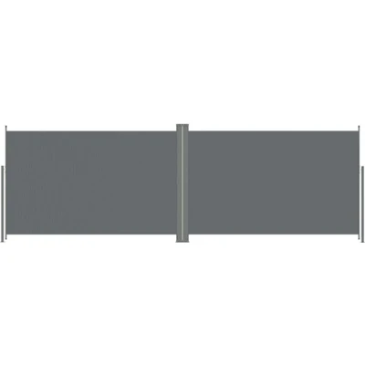 Afbeelding van vidaXL Windscherm uittrekbaar 220x600 cm antracietkleurig