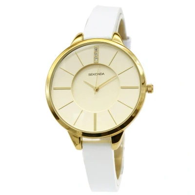 Afbeelding van Sekonda Dameshorloge SEK.4220 PU Leder Goud