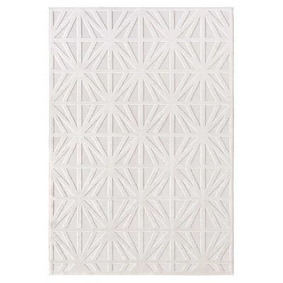 Afbeelding van Buitenkleed Elvora Bloom Crème 280x370 Cm