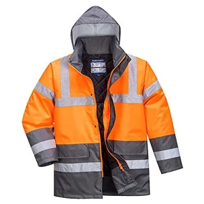 Afbeelding van Hi Vis Tweekleuren Parka maat Large, OrGrey