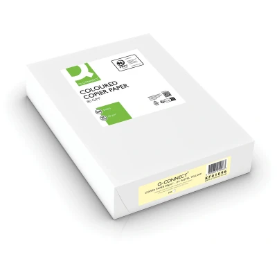 Afbeelding van gekleurd kopieerpapier A4 80 gram 500vel lichtgeel