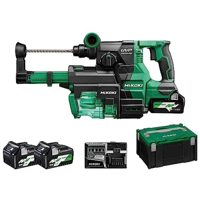 Afbeelding van Dh3628da Wez Accu Boor Breekhamer Sds Plus 36V, Bl, 3,2J, Mv, Rfc, 2X Mv A [36V 2,5Ah/18V 5,0Ah] In