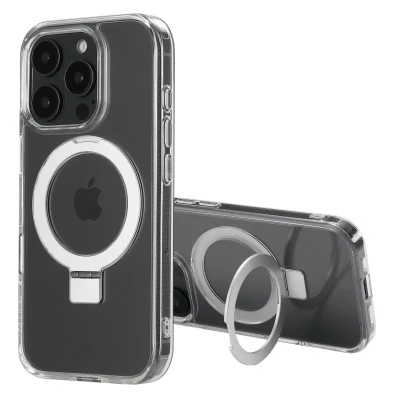 Afbeelding van Apple iPhone 16 Pro MagSafe Hoesje Kunststof Accezz Hardcase/Backcover Transparant Telefoonhoesje Shockproof/Valbescherming