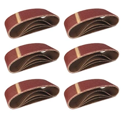 Afbeelding van Schuurbanden voor bandschuurmachines, 10 stuks, 75 x 457 mm, korrel 40, bandschuurmachine, schuurpapier, schuurbladen