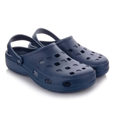 Afbeelding van LEMIGO Lichte tuinklompen voor dames en heren Eva klompen tuinschoenen pantoletten zomer, G. 36 47 EU, Lemigoose, Donkerblauw, 38 EU