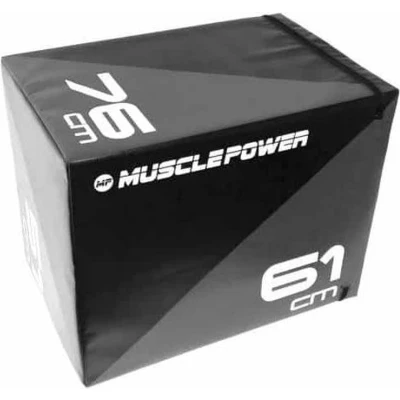Afbeelding van Muscle Power Soft Plyo Box Zwart