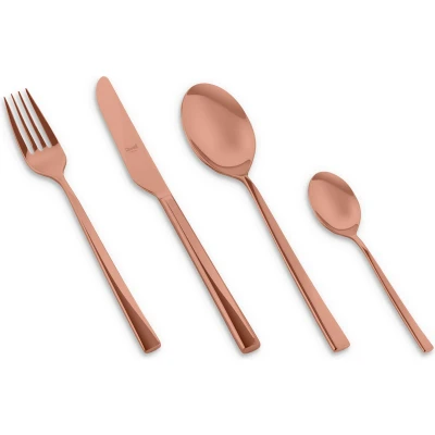 Afbeelding van 24 delig bestek Firenze Brons / Koper (Bronzo)