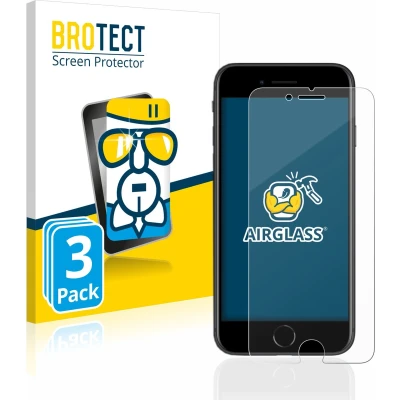 Afbeelding van 3x BROTECT AirGlass Glas Screenprotector voor Apple iPhone SE 2 2020