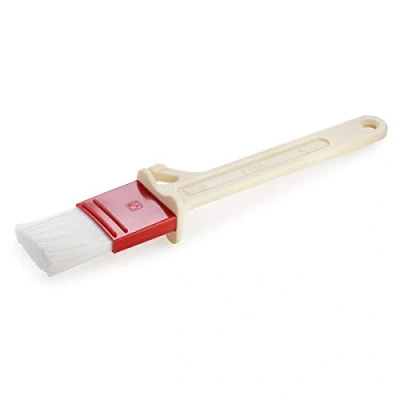 Afbeelding van thermohauser Penseel met witte polyesterborstelharen en afstandhouders, penseelbreedte 4 cm, borstellengte cm