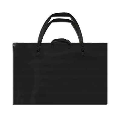 Afbeelding van Black Art Portfolio Case met schouderriem (B 0,20 x L 36 H 61 cm), Zwart, Pack Of 1, Klassiek