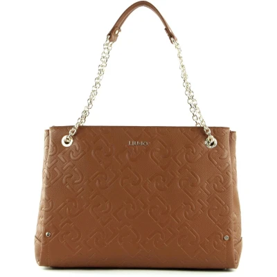 Afbeelding van LIU JO Handtas Schoudertas Affidabile Satchel Deer Bruine